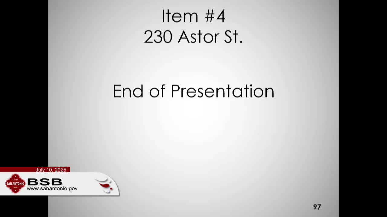 San Antonio board mandates demolition of 230 Astor Street for code violations