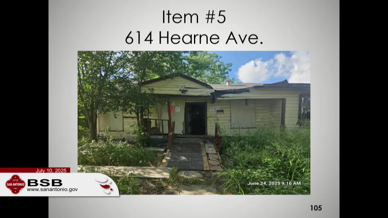 City officials recommend demolishing dilapidated house at 604 Hearen Avenue
