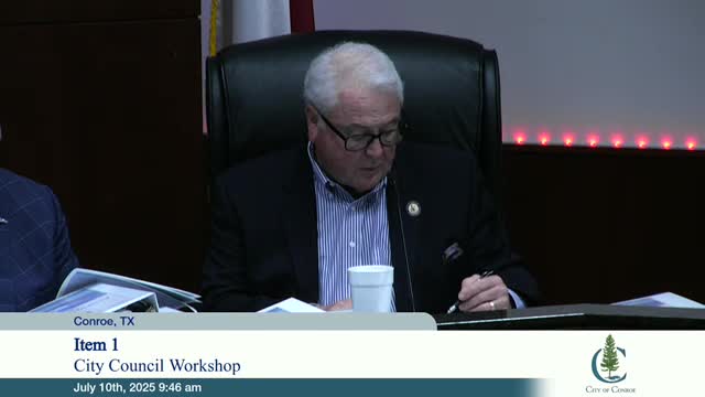 Conroe City Council discusses salary increases and budget constraints for employee compensation