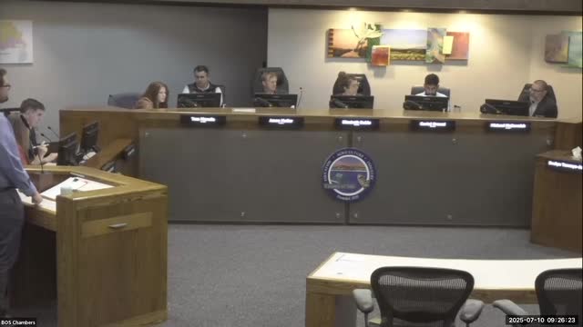 Yolo Nursery's Damien Galford outlines distribution license goals at public hearing