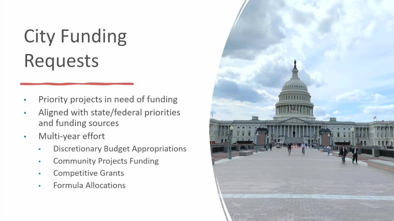 Local leaders seek state and federal funding for community projects