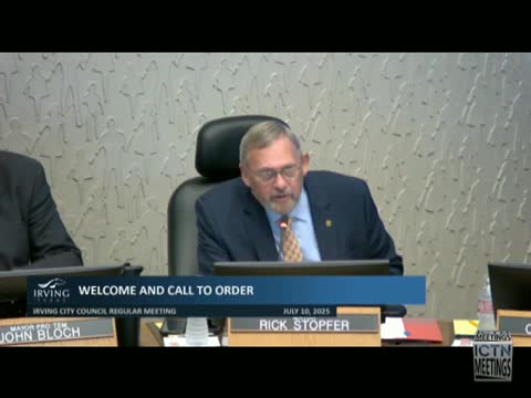 Irving City Council Proclaims July 2025 National Parks and Recreation Month