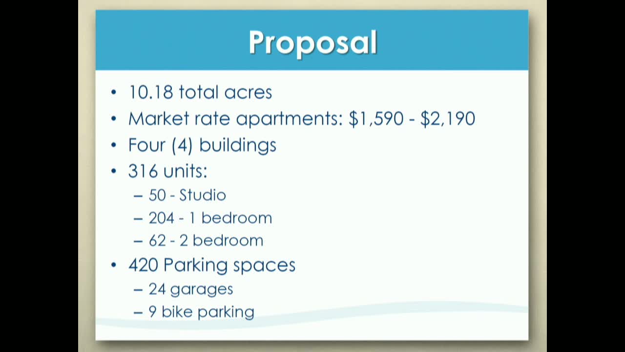 City Council approves rezoning for 316 unit apartment complex with community amenities