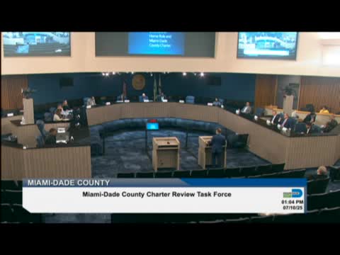 Miami Dade task force reviews unique Home Rule Charter and local governance history