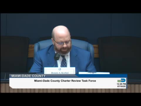 Etta Kony reviews Sunshine Law and ethics code for Miami Dade task force