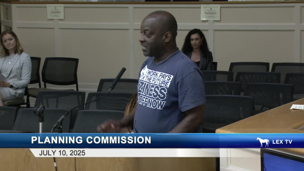 Neighborhood Association President questions developer outreach and parking concerns