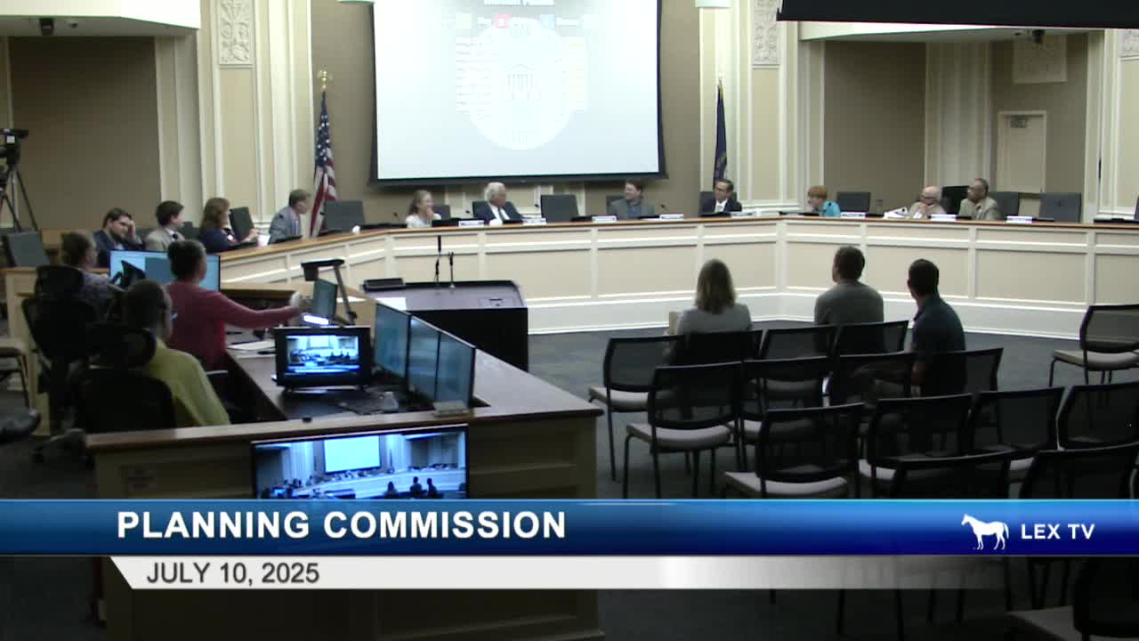 Lexington Planning Commission to discuss Blue Sky Area Master Plan and housing updates
