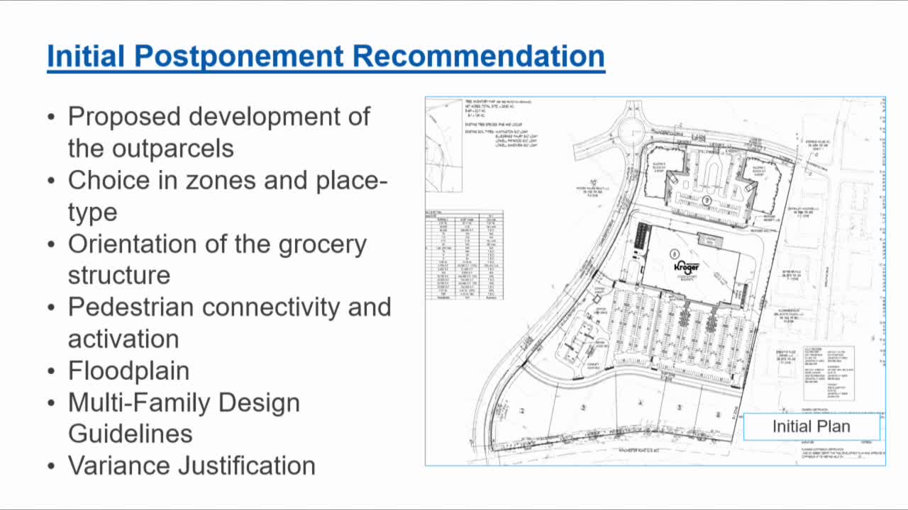 Planning Commission evaluates Kroger development proposal in urban service area