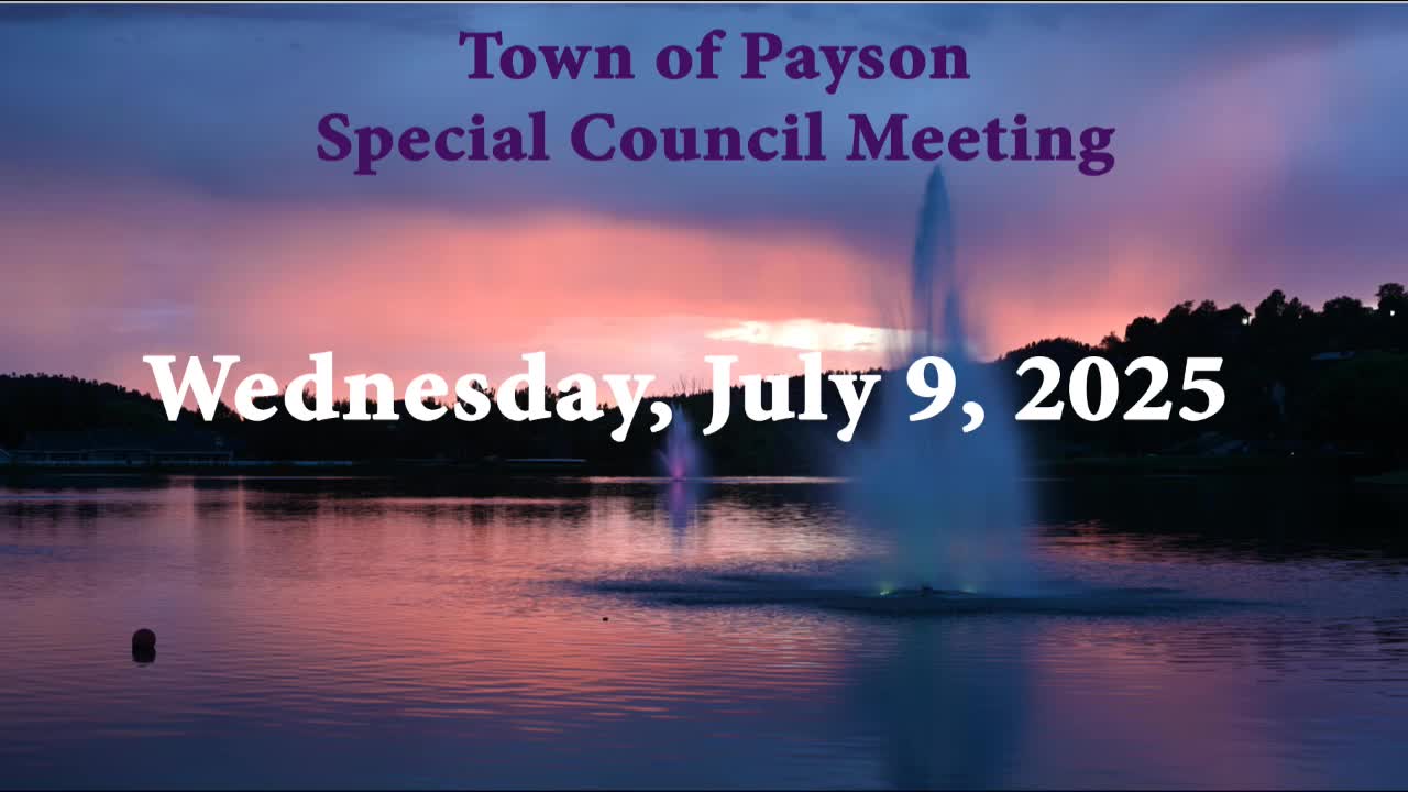 Payson Common Council approves property tax levy for fiscal year 2025-2026