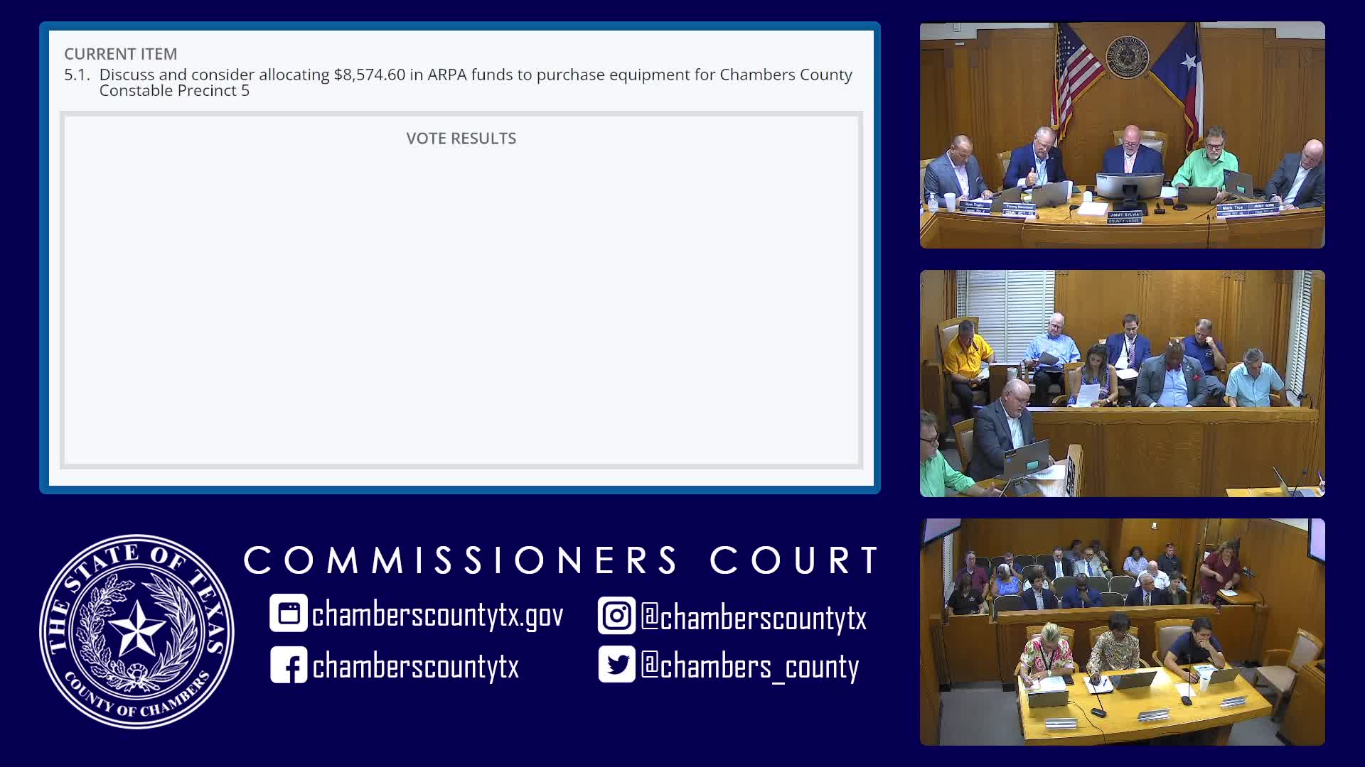 County accepts TDEM hazard‑mitigation grant for phase‑one design of Cotton Bayou project