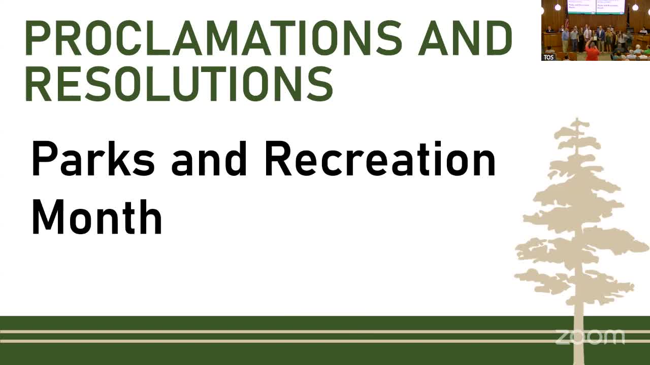 Summerville Town Council proclaims July 2025 Parks and Recreation Month
