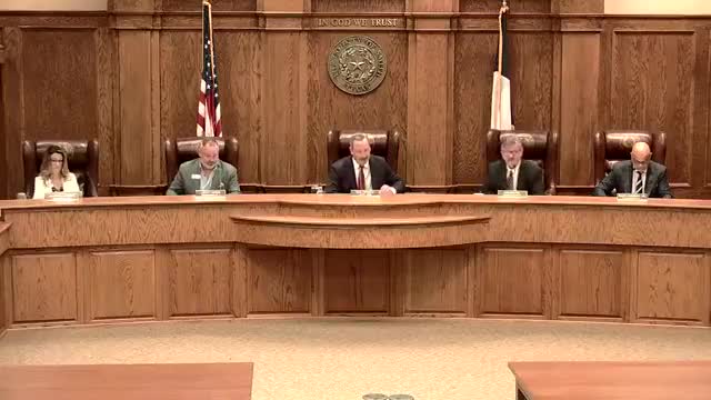 Commissioners Authorize Final Plat for Timber Ridge at 271, Dividing Tract Into Two Lots