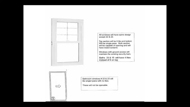 Homeowner seeks approval for historic window restoration project