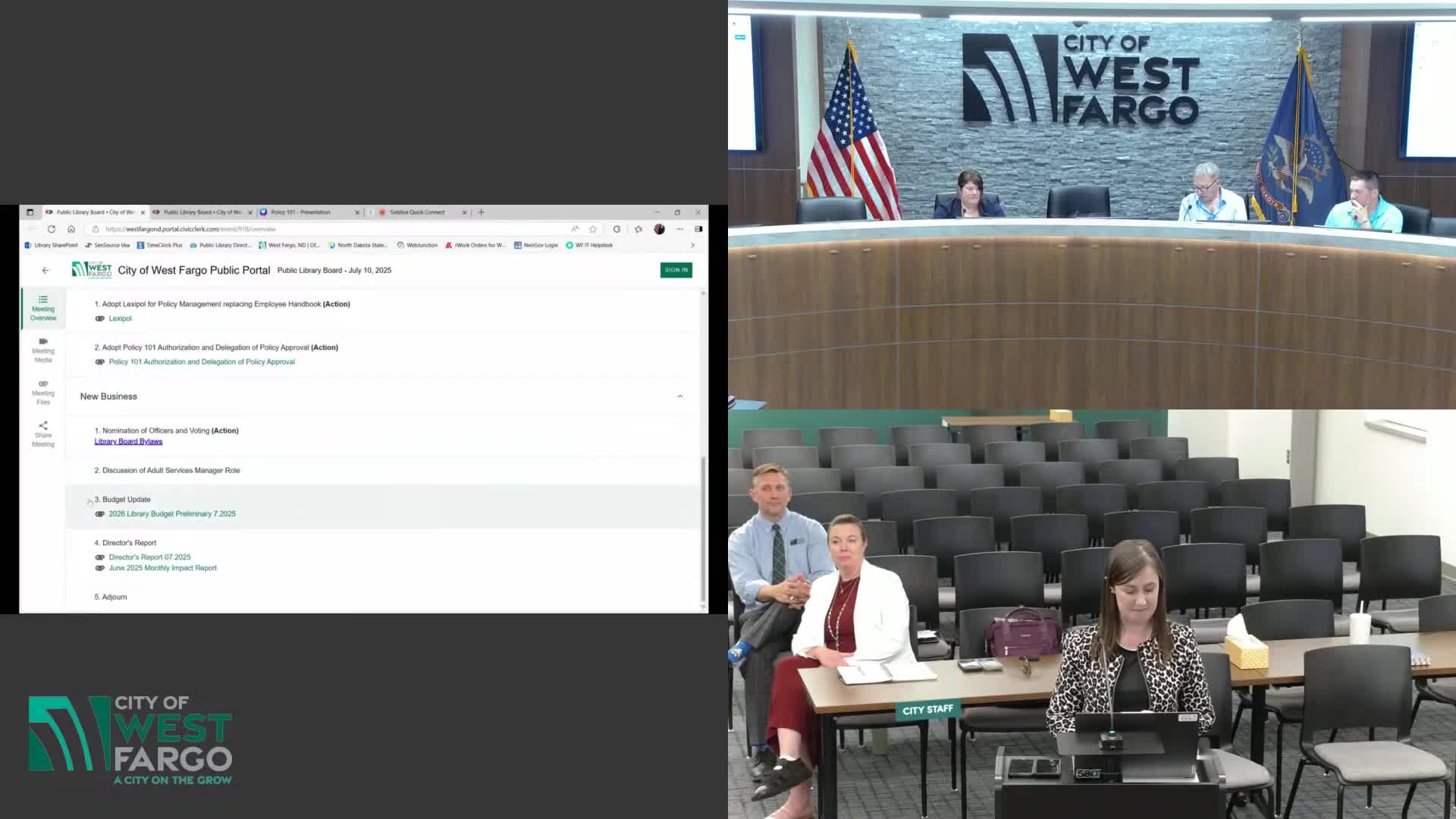 West Fargo Library outlines conservative budget with 2.5% COLA adjustment