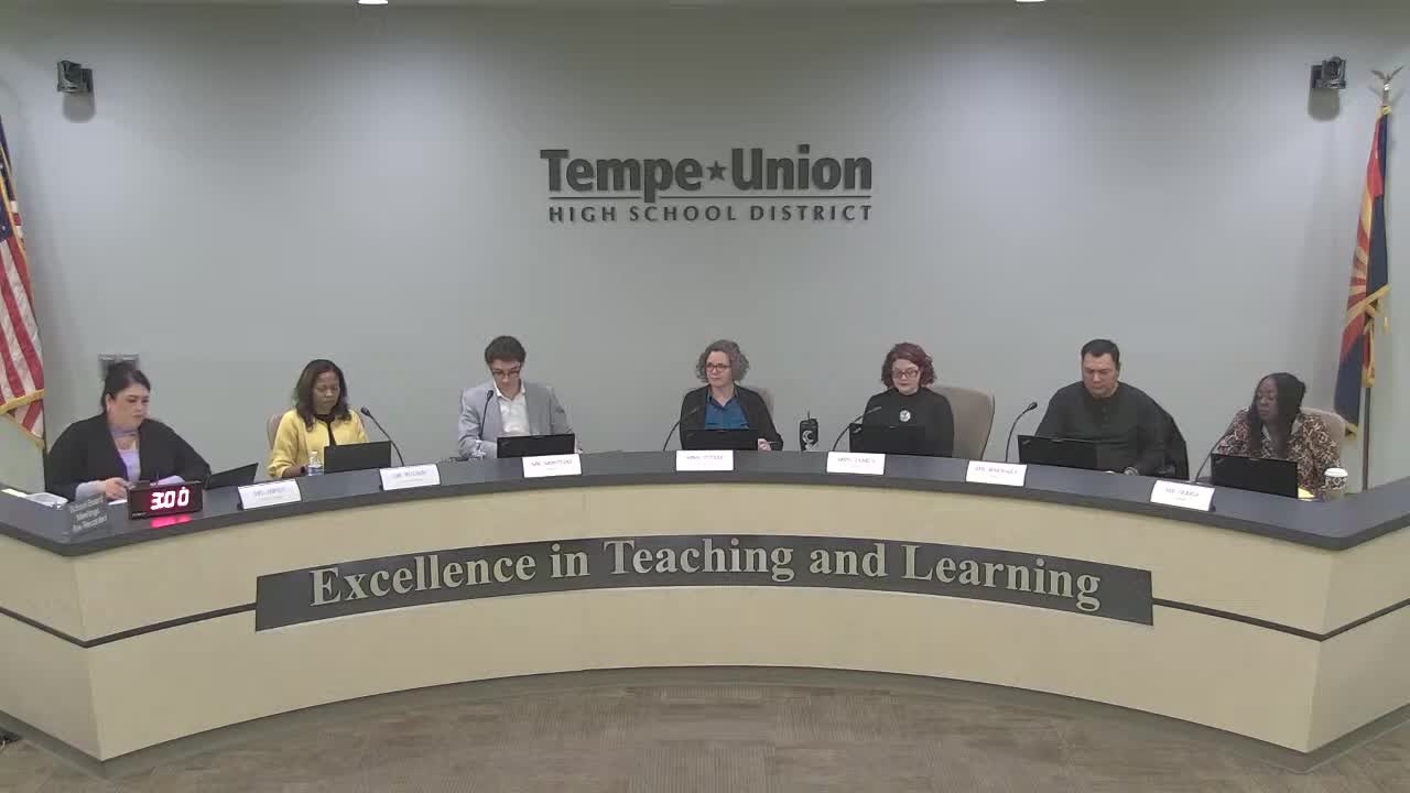 Tempe Union High School District reviews first semester student conduct and discipline data