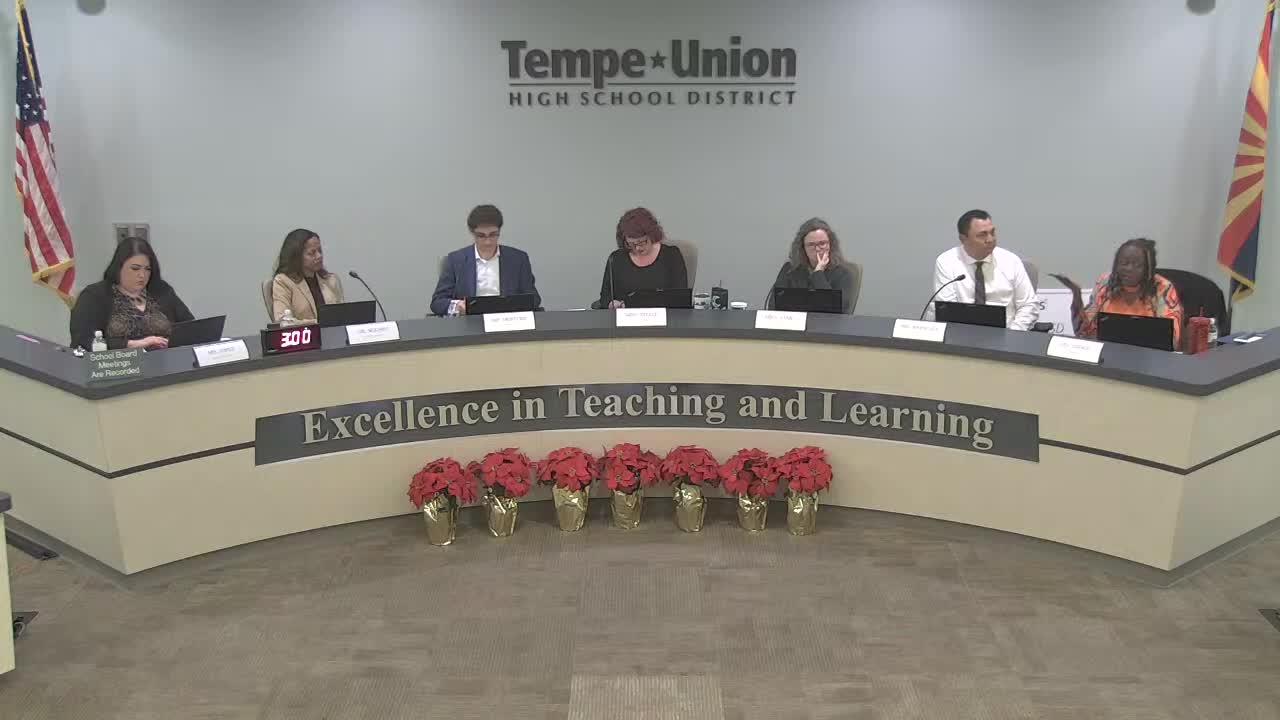 Tempe Union Board approves Superintendent Wilson's contract amidst growth and community support