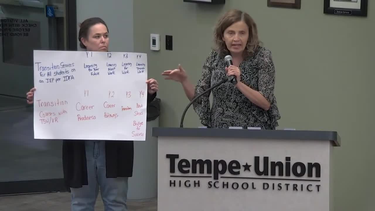 Parents Demand Action on Special Education Concerns at Tempe Union School Board Meeting