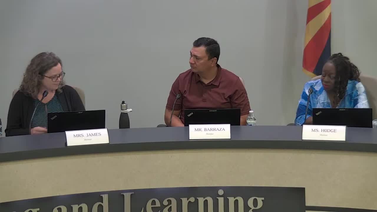 Tempe Union School Board celebrates donations and student achievements at meeting