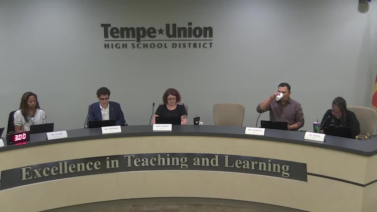 Tempe Union recognizes Emmy-winning students and educational staff amid public comment debate