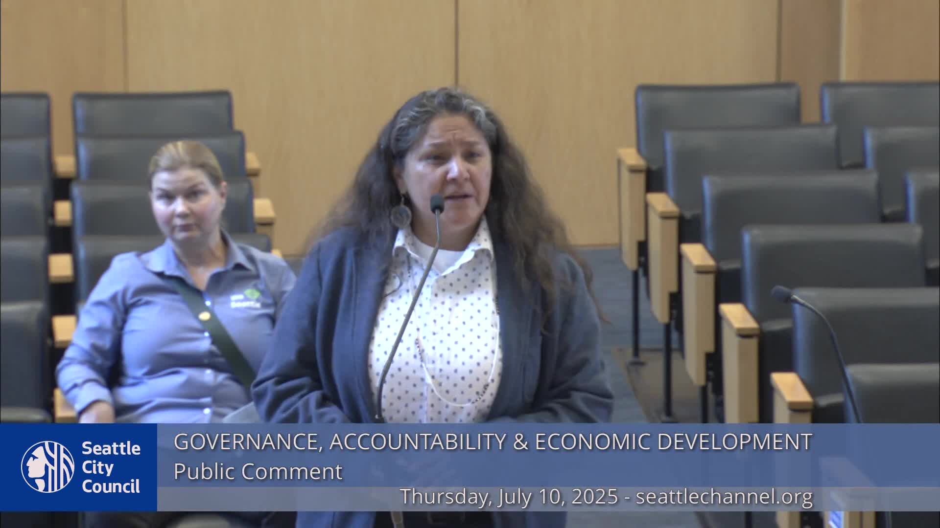 Esther Lucero advocates for Pathway to Recovery resolution amid Seattle homelessness crisis