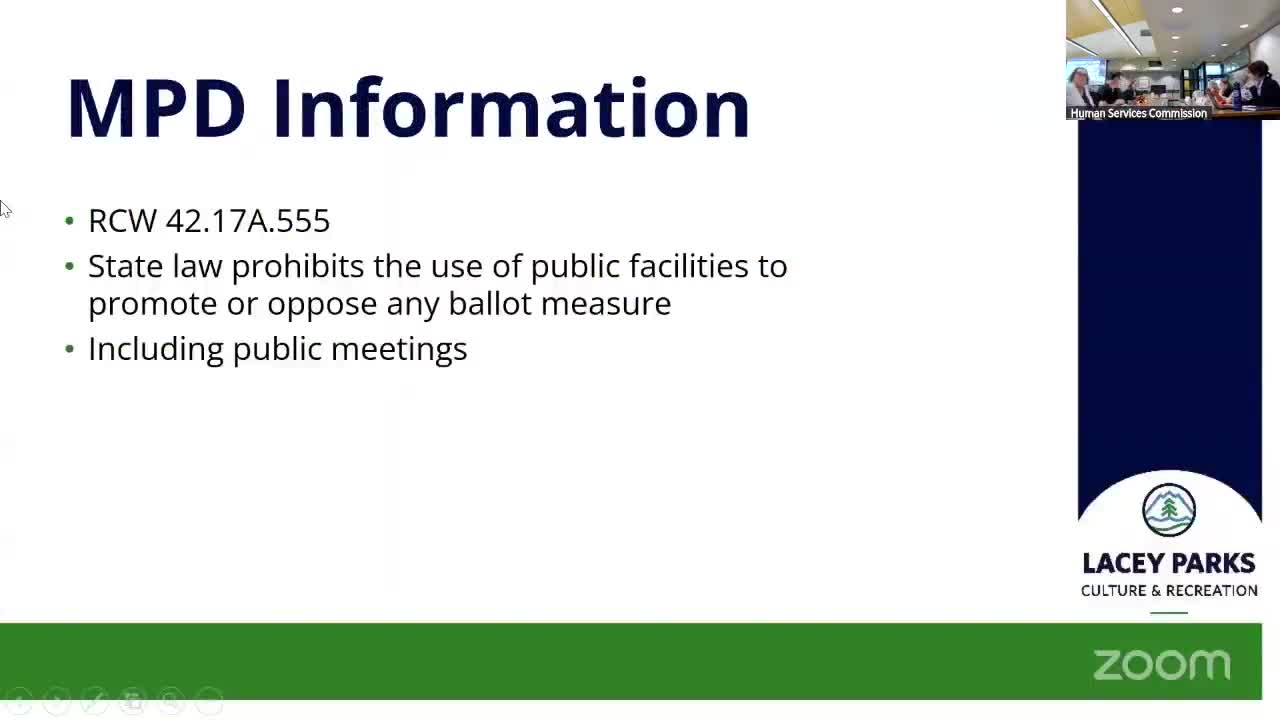 City staff details proposed Metropolitan Park District, estimates $5.9M annual revenue if voters approve