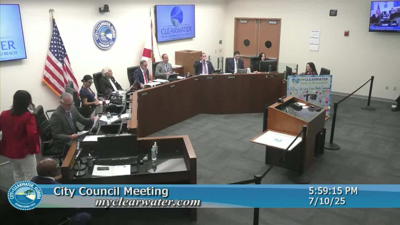 Clearwater City Council proclaims July 2025 as Parks and Recreation Month