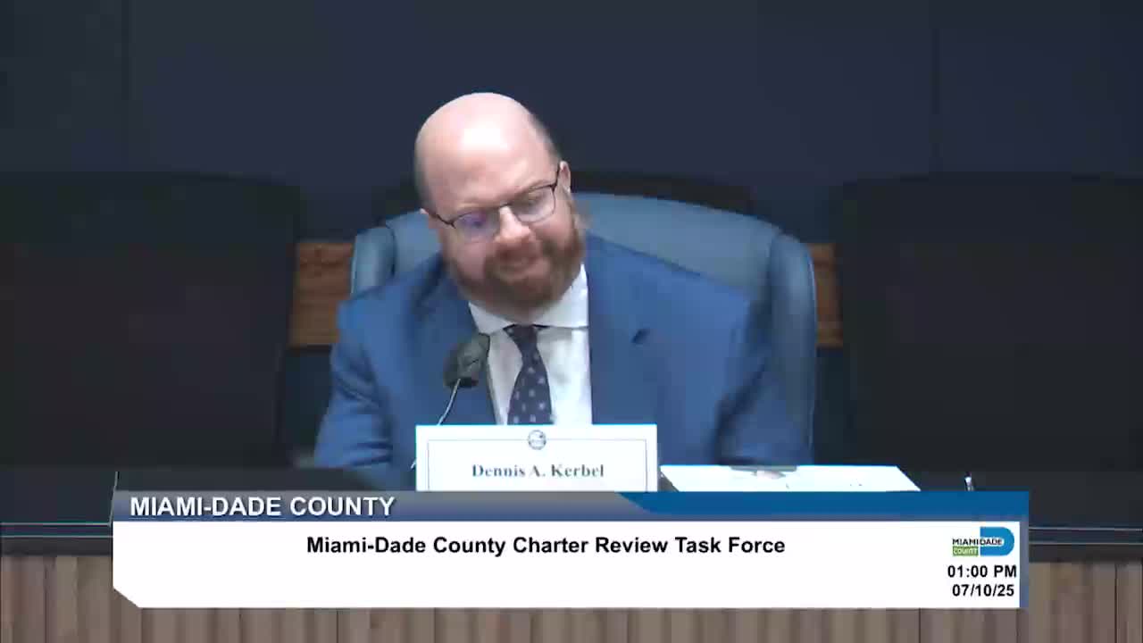 Miami Dade task force to hold regional meetings on charter recommendations
