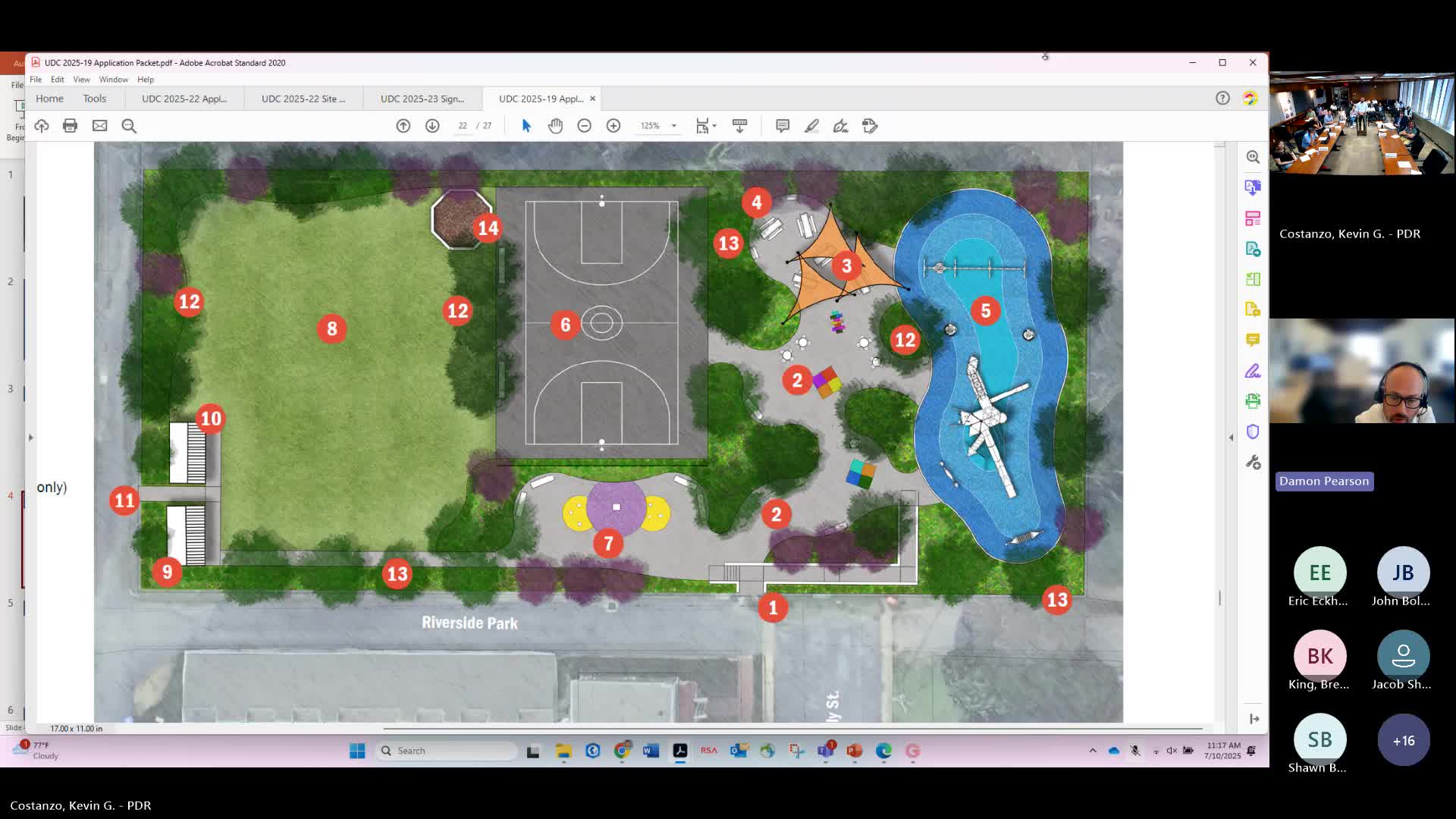 Committee reviews plans for Holly Street Park renovations and community concerns