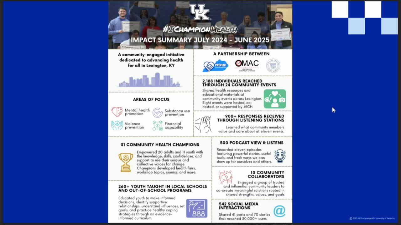 Fayette County develops community health programs to address youth substance misuse