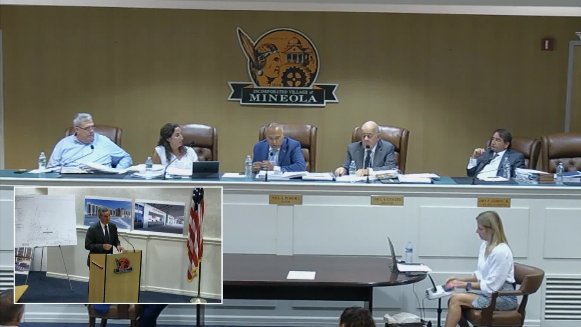 Mineola officials debate size and community impact of proposed mixed-use development