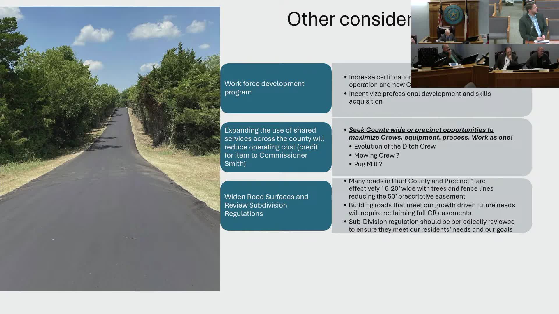 County Plans Road Maintenance and Improvement Strategy for Future Needs