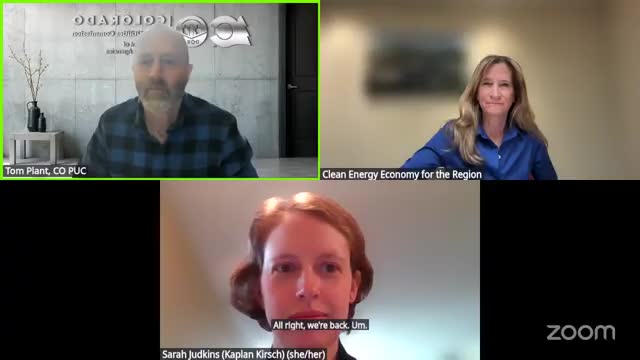 Alice Laird testifies as executive director for Clean Energy Economy at hearing