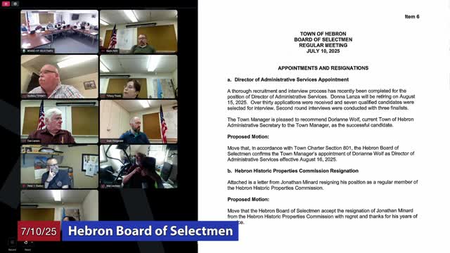 Town council questions transparency of internal candidate process for manager position