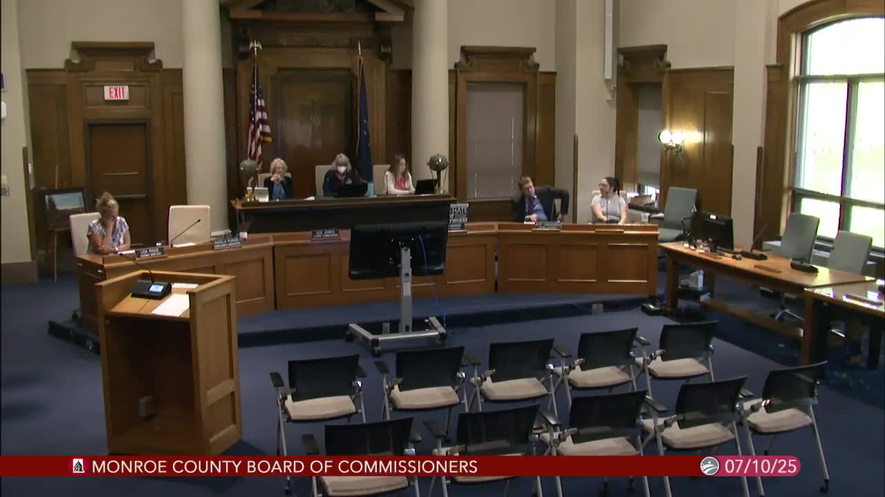 Monroe County Commissioners endorse rights statement and announce veterans resource fair