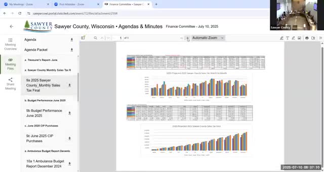Finance department reports steady revenue and expects higher sales-tax season