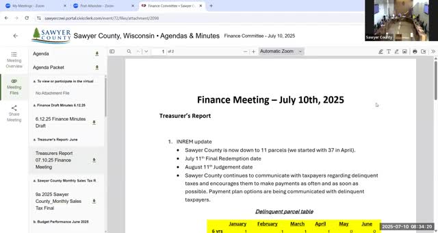County finance report reveals improved tax collections and budget management strategies