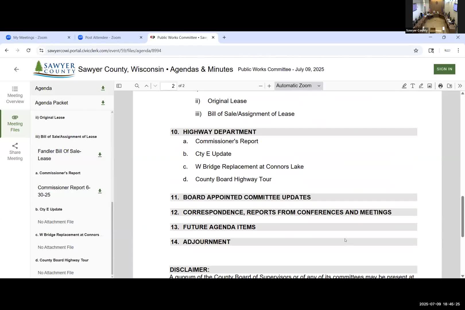 County staff recommends scaled approach for Spring Lake road project to avoid lake fill and lower cost