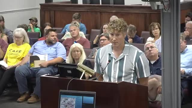 Residents oppose development near historic Lisonbee Chapel and Owen Hill Road hazards