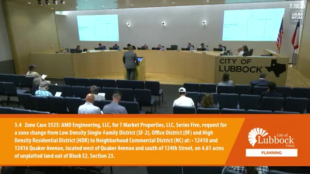 Commission approves mixed neighborhood-commercial and office rezoning on Quaker Avenue despite neighbor opposition