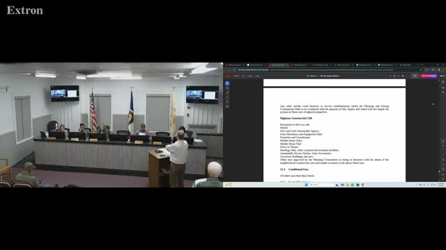 Zoning Committee debates harmony between commercial use and neighboring residences