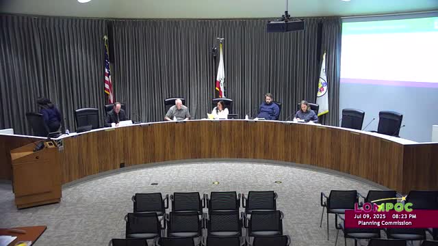 Commission tables Lompoc circulation element update for 60 days amid funding and implementation concerns