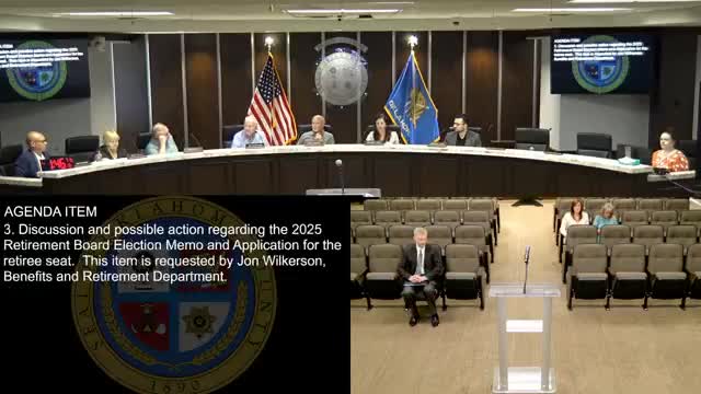 Board approves schedule for re-run retiree election; results expected at August meeting