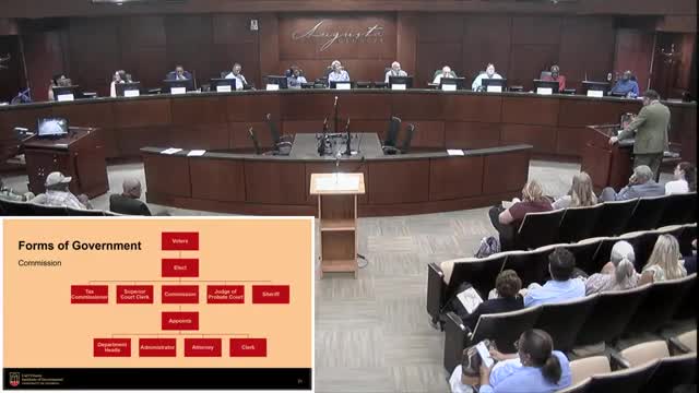 Augusta Charter Review Committee seeks public input on government structure
