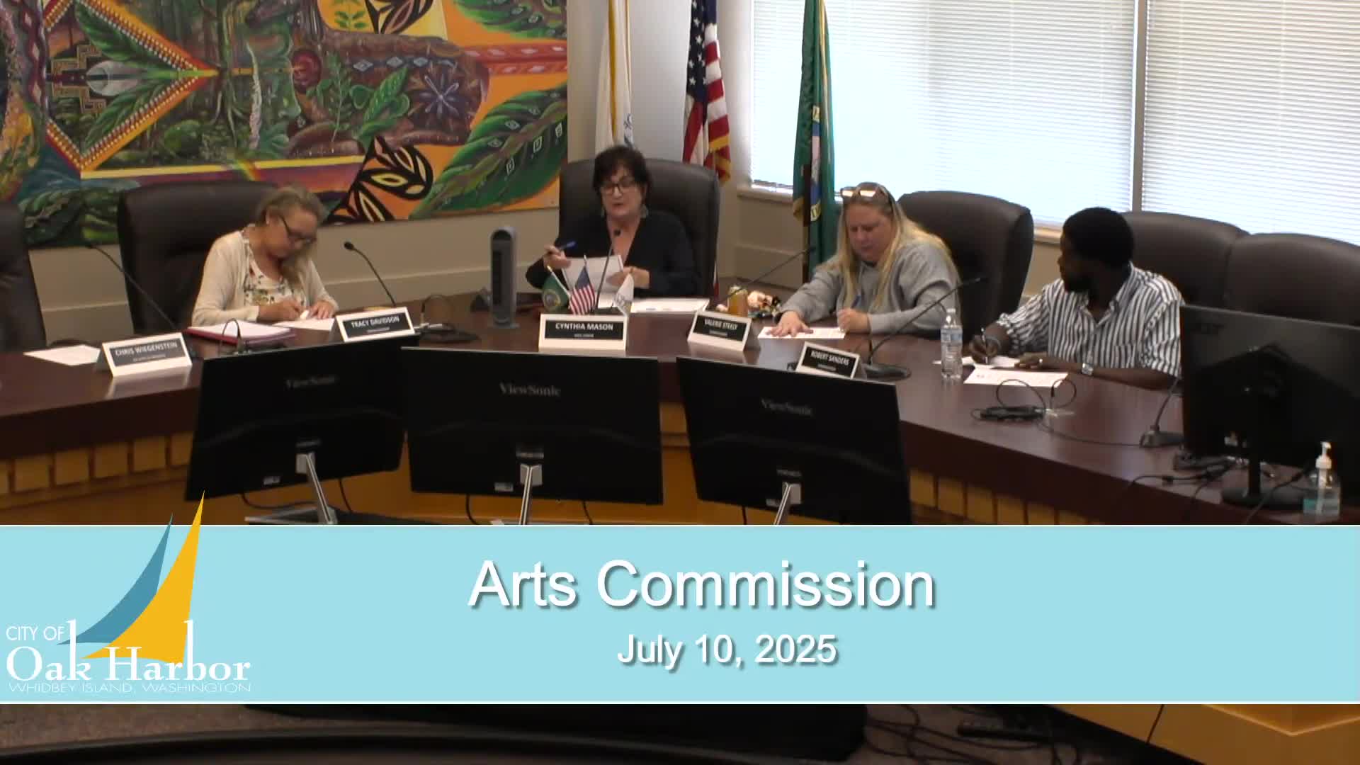 Oak Harbor's Sandra Place presents streamlined procurement training for city commission members