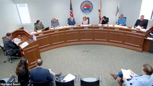 Highland Beach Commission debates affordable housing mandates and land use policies