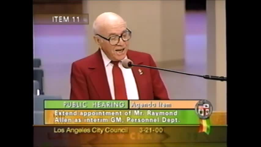 Los Angeles Council approves appointments and discusses police commission report