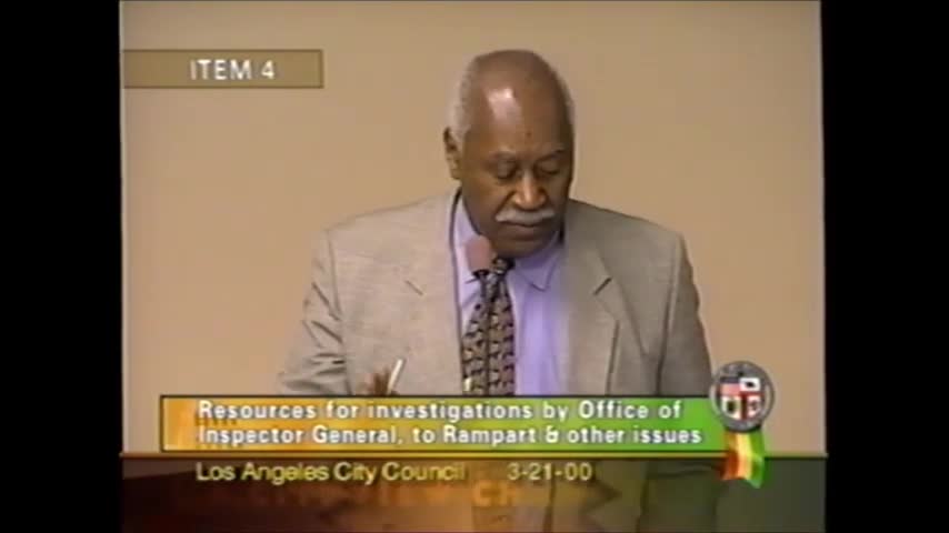 Los Angeles Police Commission begins independent investigation into Rampart scandal alongside Justice Department