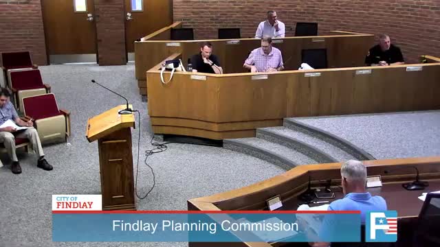 Findlay panel approves multiple annexation zoning requests; commission and staff flag follow-up for adjacent parcels