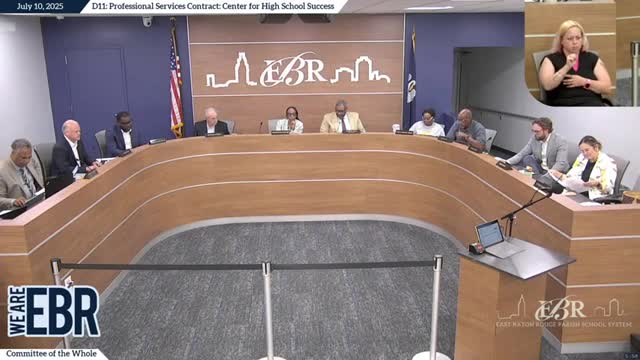 East Baton Rouge School Board approves $120K Humanities Amp contract for Tara High School
