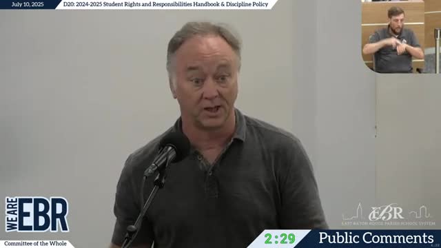 Board amends student handbook language to require two parent contact attempts before loss of privileges